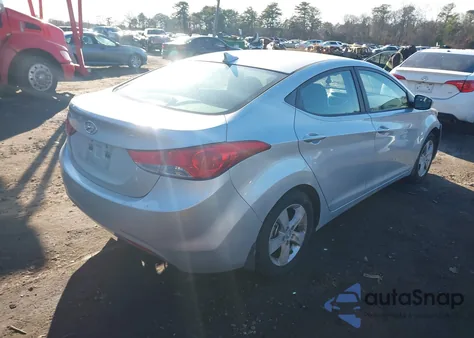 2012 Hyundai Elantra Gls (Ulsan Plant) из США, поврежденный, VIN KMHDH4AE7CU363268